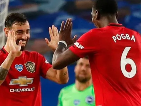 Lập cú đúp, Bruno Fernandes nói lời thật lòng về Pogba