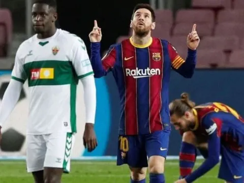 Lập cú đúp, Messi giờ đã vượt mặt Suarez