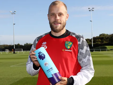 CHÍNH THỨC: Đánh bại Aguero, sao Norwich lập kỷ lục gây sốc ở Premier League