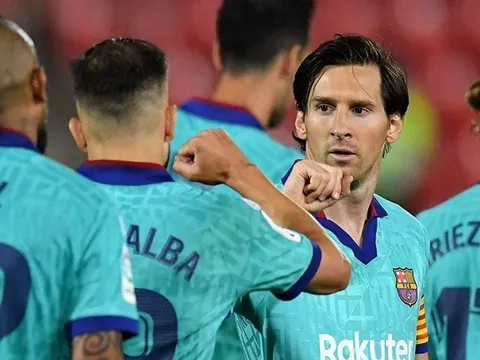 Leo Messi chói sáng, Barca thắng tưng bừng trong ngày tái xuất La Liga