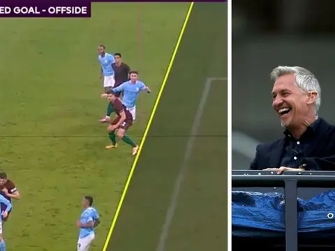Man City bị tước 1 bàn thắng, Gary Lineker tức giận với VAR