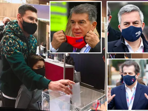 Lionel Messi tự tay bỏ phiếu bầu định đoạt tương lai Barcelona