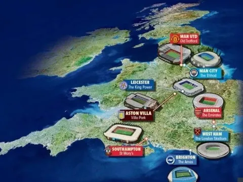 Lộ diện 8 SVĐ tổ chức các trận đấu còn lại của Premier League 2019/20
