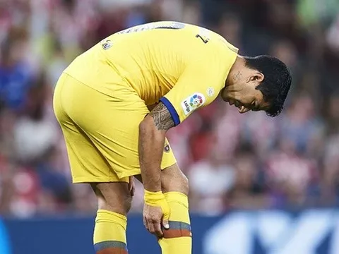 Suarez sẽ vắng mặt bao lâu sau chấn thương ở trận khai màn?