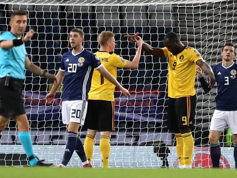 Lukaku ghi bàn không nghỉ, De Bruyne hattrick kiến tạo, Bỉ hủy diệt đội của McTominay