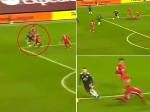 Luke Shaw quá dữ dội, khiến cầu thủ Liverpool hay nhất ngã chổng vó