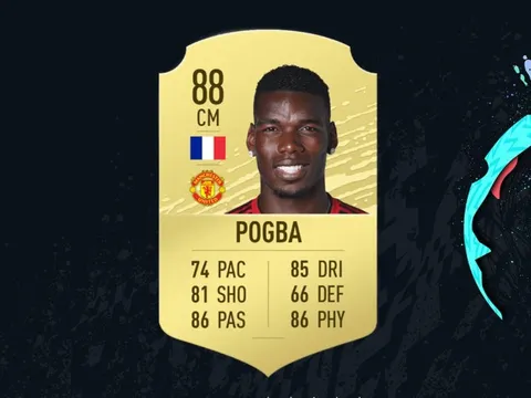 Man Utd "mất tích" trong nhóm sao khủng FIFA 20