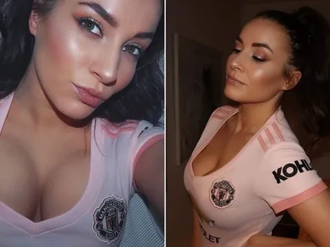 Fan nữ Man United sexy nhất đăng ảnh gây bão