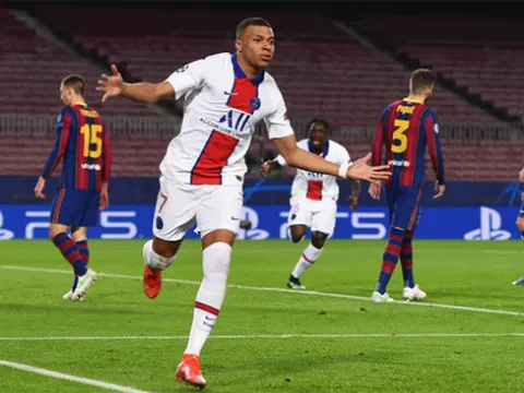 Mbappe nã hat-trick, PSG nhấn chìm Barcelona ngay tại Camp Nou