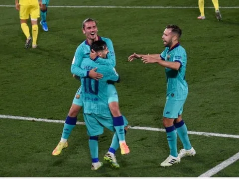 Messi - Griezmann quá ăn ý, Barca trút "cơn mưa" siêu phẩm xuống sân Villarreal