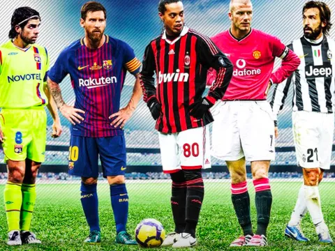 Messi sút phạt thế nào khi so với Beckham hay Ronaldinho?