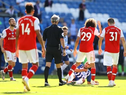 Thua sốc Brighton, Arteta đáp trả đanh thép 'hung thần' của Arsenal