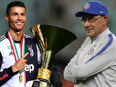 Mới đến Juventus, Sarri đã không tiếc lời ca ngợi Ronaldo