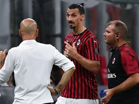 "Mối tình" Ibrahimovic - Pioli thắm lại sau chiến thắng của Milan