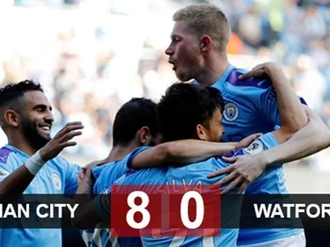 10 thống kê 'kinh hoàng' trận Man City - Watford: Bản đồ nhiệt điên rồ