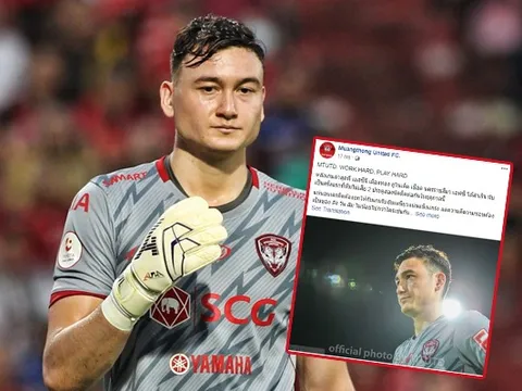 Muangthong Utd gửi tâm thư cho Văn Lâm sau 2 trận giữ trắng lưới
