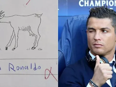 Nam sinh thi trượt sau khi gọi con dê (GOAT) là Ronaldo