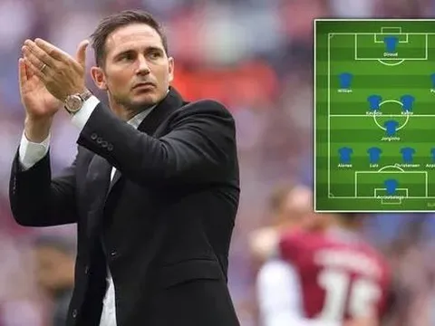 Ngày đầu đấu Man Utd, Lampard để Chelsea ra sân với đội hình nào?