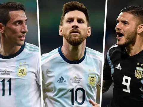 Nhân sự Argentina sau Copa America 2019: Di Maria "out", Messi "in"?