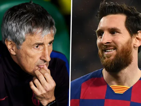 Nhìn Messi "cháy" hết công suất, Setien xót xa nói một lời