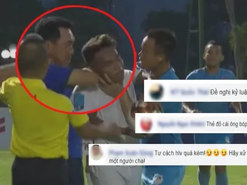 NHM lên án hành động bạo lực của HLV Phố Hiến với cầu thủ An Giang