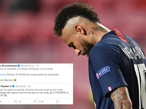 NHM phì cười vì Neymar nhầm lẫn Bayern Munich với Bayer Leverkusen