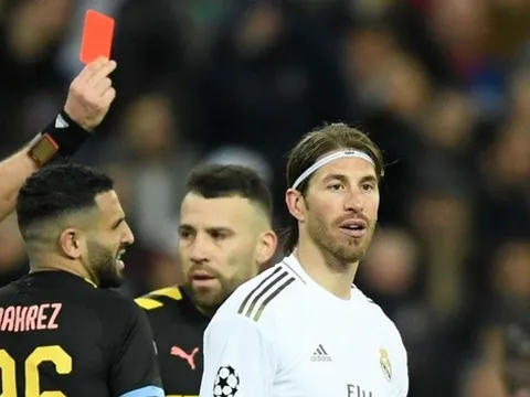 Những cầu thủ chuyên nghiệp nhận nhiều thẻ đỏ nhất: Đáng sợ, Sergio Ramos!