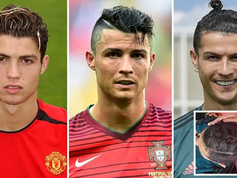 Ronaldo và những kiểu tóc kinh điển nhất theo thời gian