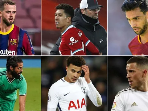 Những ngôi sao đình đám đang đánh mất "bản ngã": Từ bom tấn Real cho đến niềm tự hào Liverpool