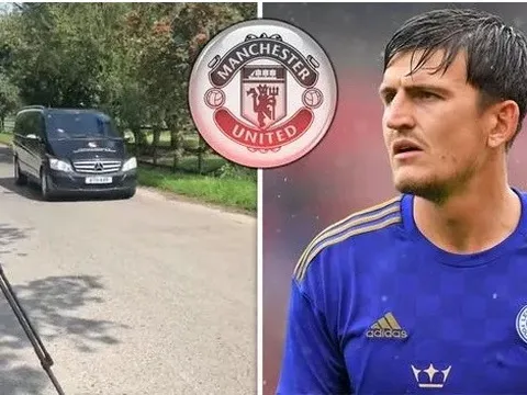NÓNG: Harry Maguire có mặt tại Man Utd để kiểm tra y tế