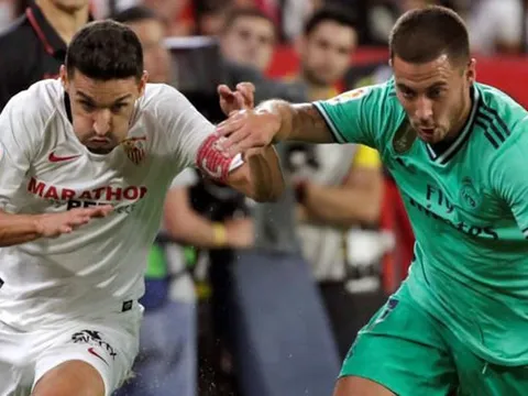 Đấu Sevilla, Hazard làm điều khiến trung vệ 2 đội ganh tị