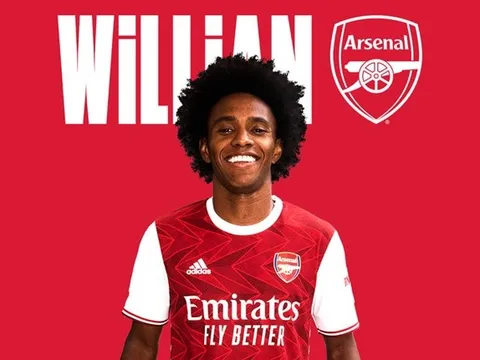 CHÍNH THỨC: Willian gia nhập Arsenal, hưởng lương kém mỗi Ozil