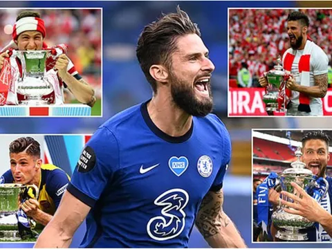 Olivier Giroud: "Lá bùa" hộ mệnh của Chelsea tại FA Cup