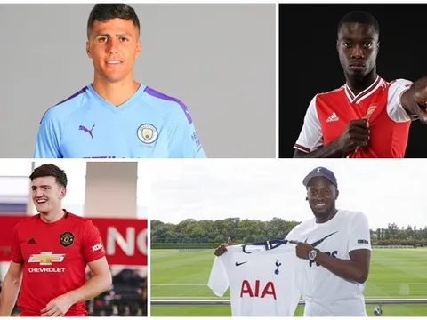 Thất kinh với số tiền Premier League chi ra trên TTCN hè 2019