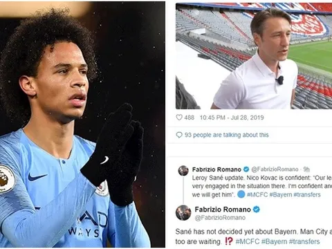 NÓNG! Thuyền trưởng Bayern tuyên bố 1 lời, Sane trên đường rời Man City