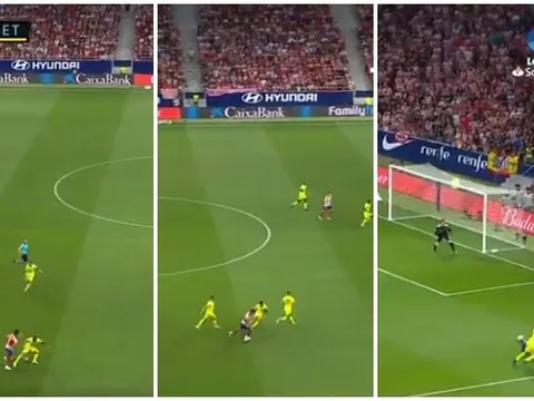 SỐC! Felix chạy 80 mét, đánh bại 3 cầu thủ và kiếm pen cho Atletico