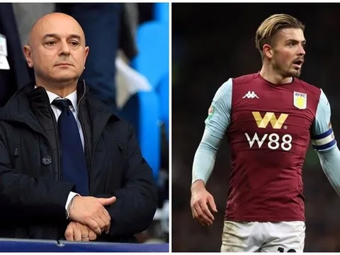Tottenham từ chối mua Jack Grealish giá 6 triệu bảng