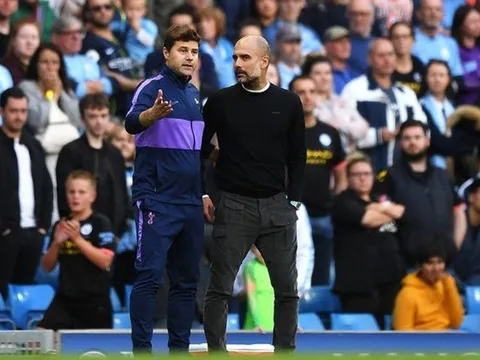 Pep 'nổi điên', Pochettino tiến lại gần nói những gì?