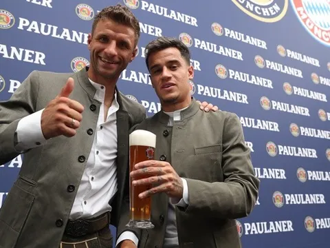 "Philippe Coutinho và Thomas Mueller đều có lợi cho Bayern Munich"