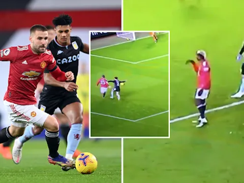 Pogba bảo Luke Shaw nên ăn vạ sau pha va chạm nhẹ