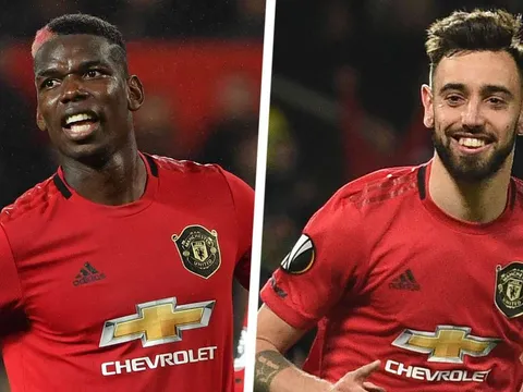 Pogba làm 1 điều, Bruno Fernandes khen ngợi tấm tắc