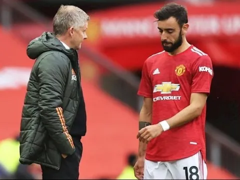 Quá thất vọng, Bruno Fernandes "dội gáo nước lạnh vào mặt" Solskjaer