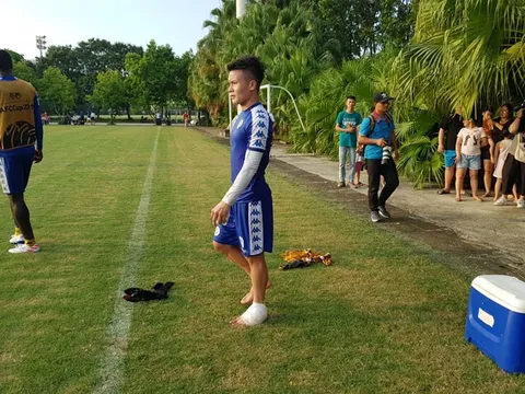Quang Hải bỏ tập giữa chừng, gặp chấn thương trước thềm chung kết AFC Cup 2019