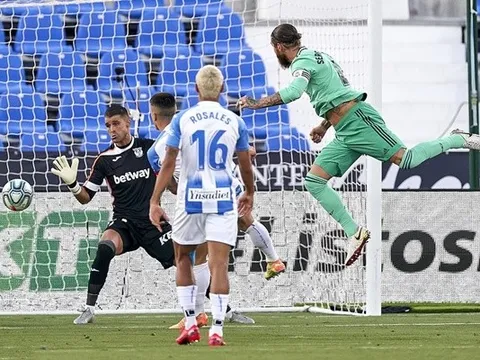 Ramos lập công, Real Madrid đứt chuỗi trận toàn thắng