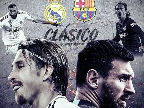 Đội hình kết hợp El Clasico: Trung tuyến 'hạng nặng', tam tấu MBG