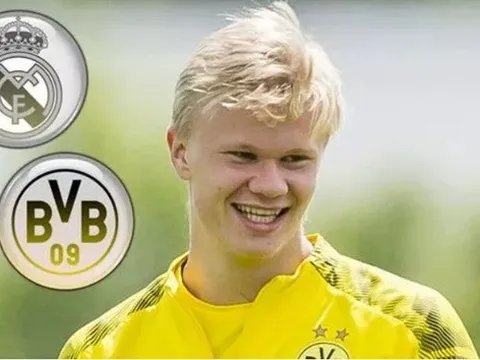 Real đưa 7 cầu thủ "dụ dỗ" Dortmund trao đổi Erling Haaland
