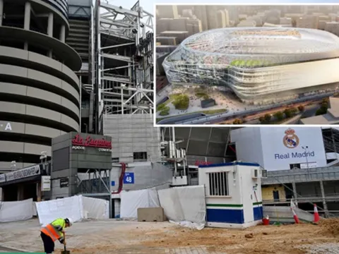 Real Madrid tiến hành xây dựng sân nhà mới đầy hoành tráng