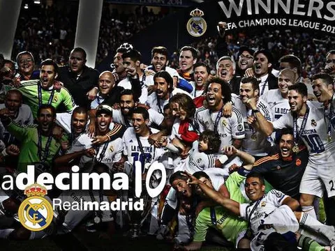 Real Madrid giành La Decima tại Lisbon