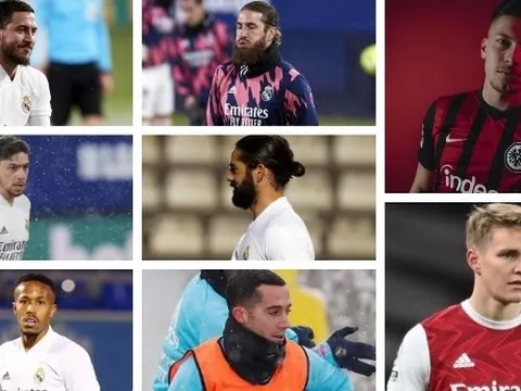 Real Madrid 'mất' 8 cầu thủ trong 22 ngày