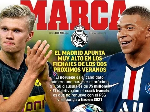 Real Madrid và kế hoạch kích nổ 2 bom tấn Haaland - Mbappe